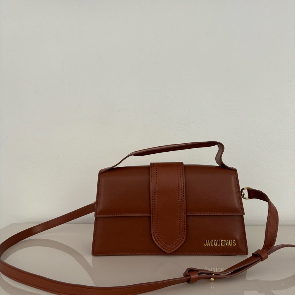 Jacquemus Le Grand Bambino Brown Leather Women's Bag